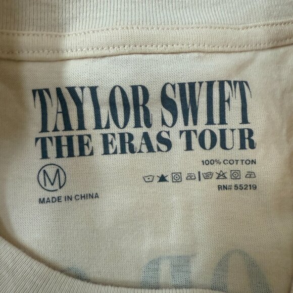 Taylor Swift | The Eras Tour Beige Album 2 lines T-Shirt - Picture 6 of 15